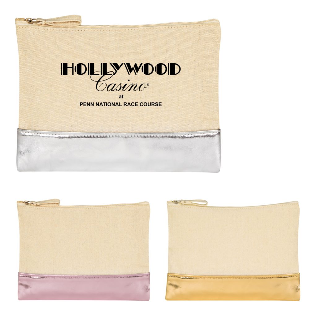 12oz  METALLIC GEM COSMETIC BAG - SP0340