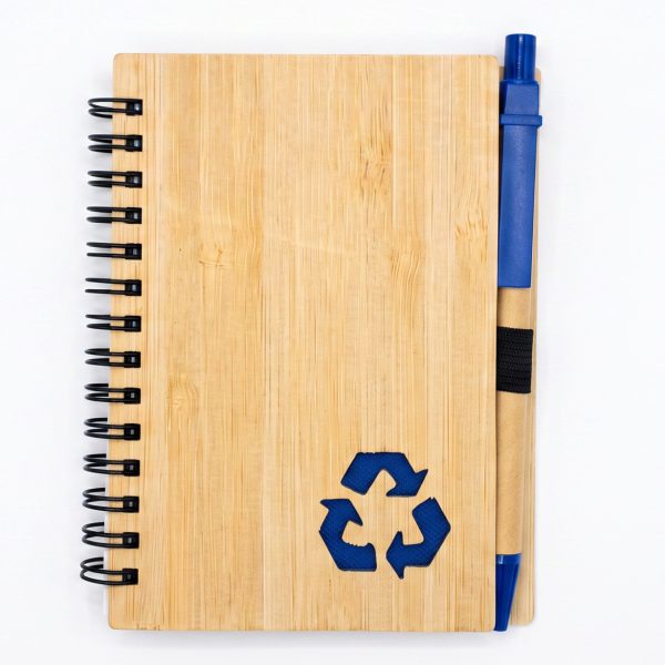 Mini Bamboo Book with Pen - PF0207